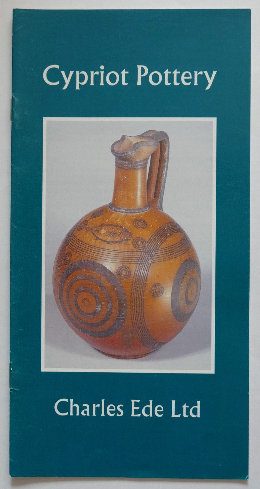 Cypriot Pottery catalog by Charles Ede Ltd featuring ancient pottery illustrations and descriptions