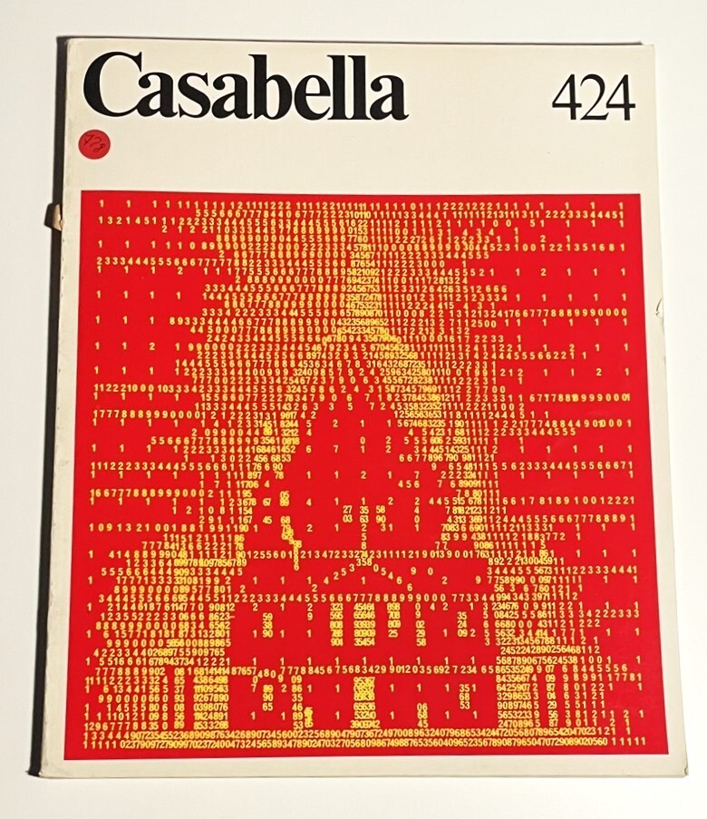 Casabella magazine no 424 vintage 1977 Italian architecture and design publication