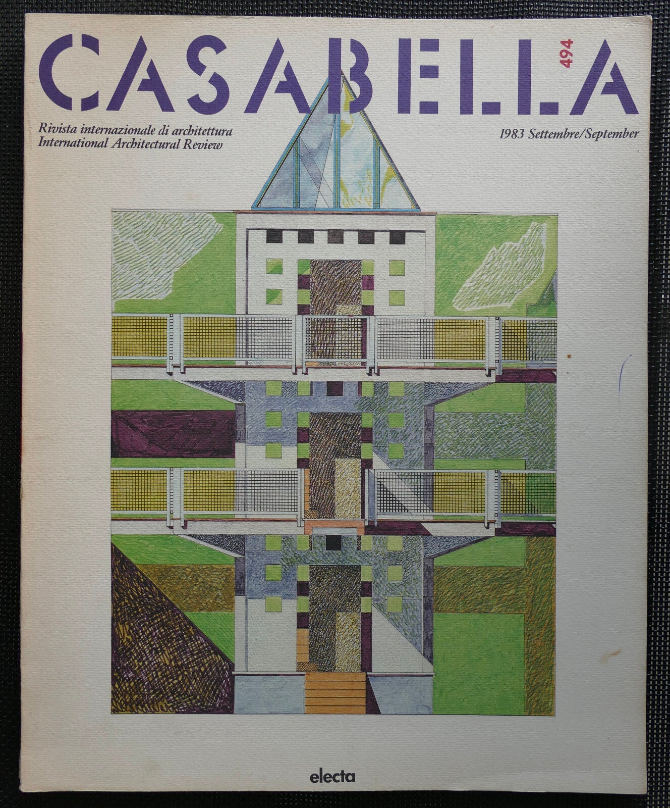 Casabella n. 494 1983 rivista di architettura italiana vintage International Architectural Review copertina