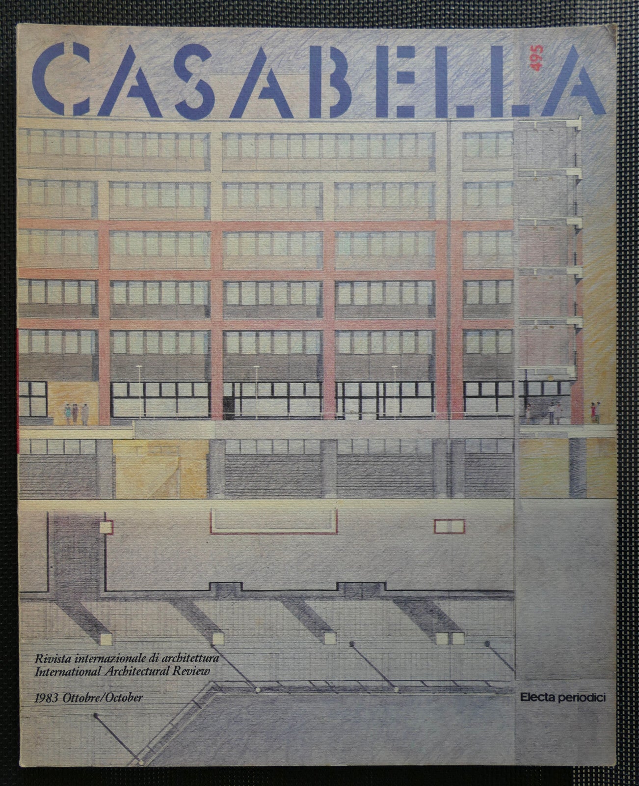 Casabella n. 495 1983 rivista vintage di architettura italiana rivista internazionale di architettura