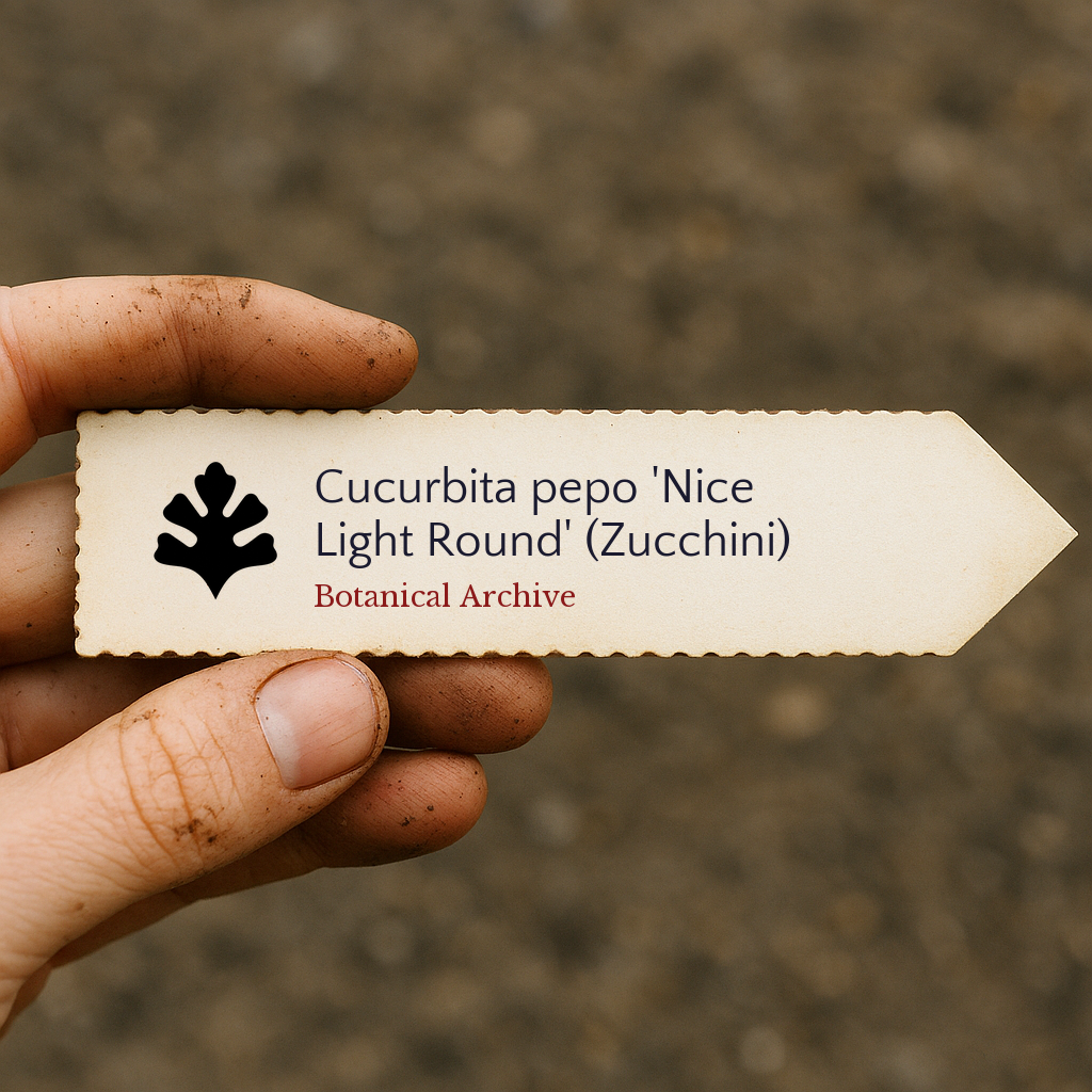 Cucurbita pepo 'Nice Light Round' | Zucchini | 3000 SEEDS