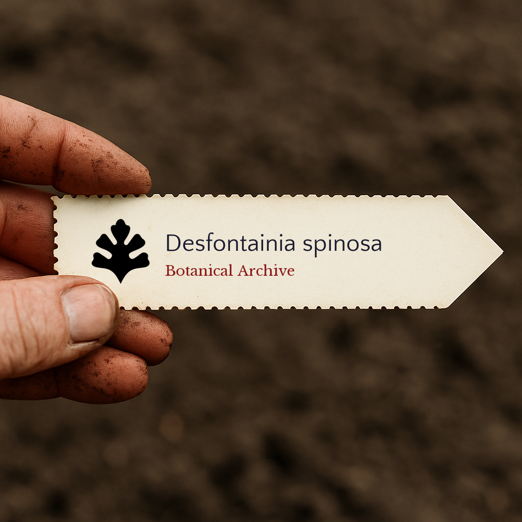 Desfontainia spinosa | Chilean Holly | 5 SEEDS