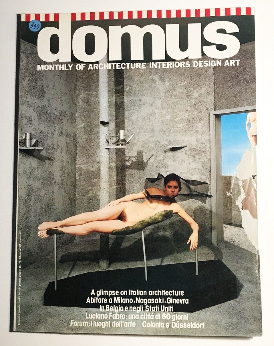 Domus magazine no 625 1982 vintage Italian architecture interiors design art publication