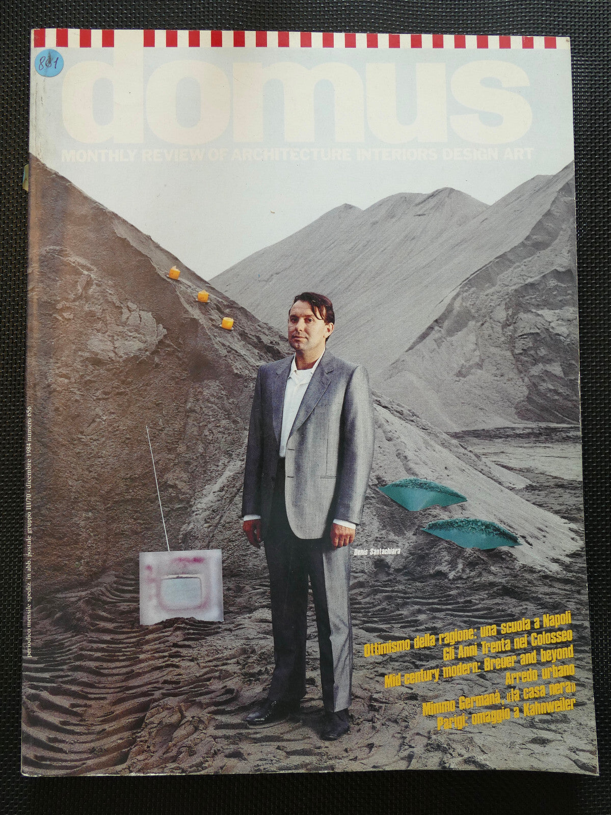 Rivista Domus n. 656 1984 recensione mensile vintage di architettura e design italiano