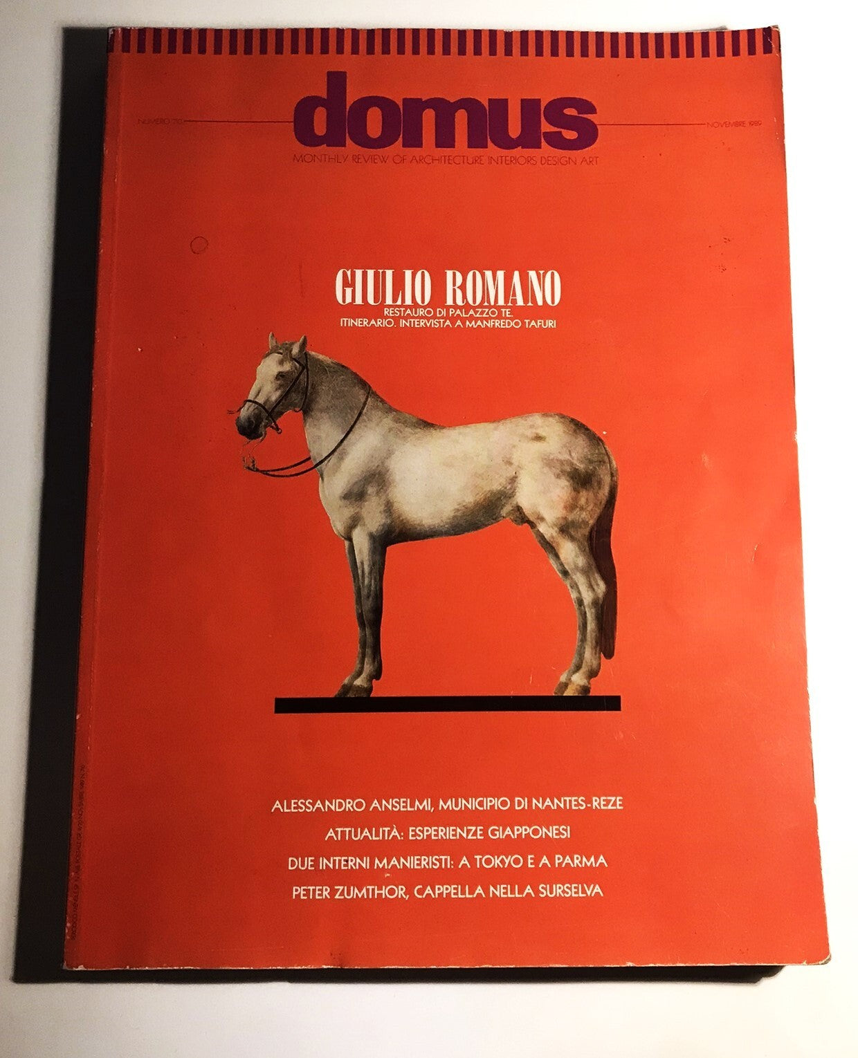 Domus magazine no 710 November 1989 vintage Italian architecture and design publication