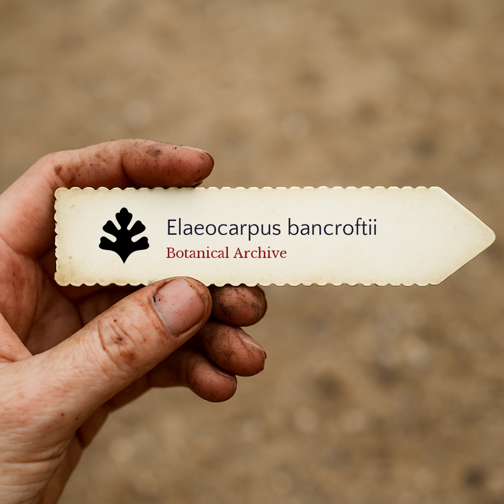 Elaeocarpus bancroftii | Kuranda Quandong, Ebony Heart | 100 SEEDS
