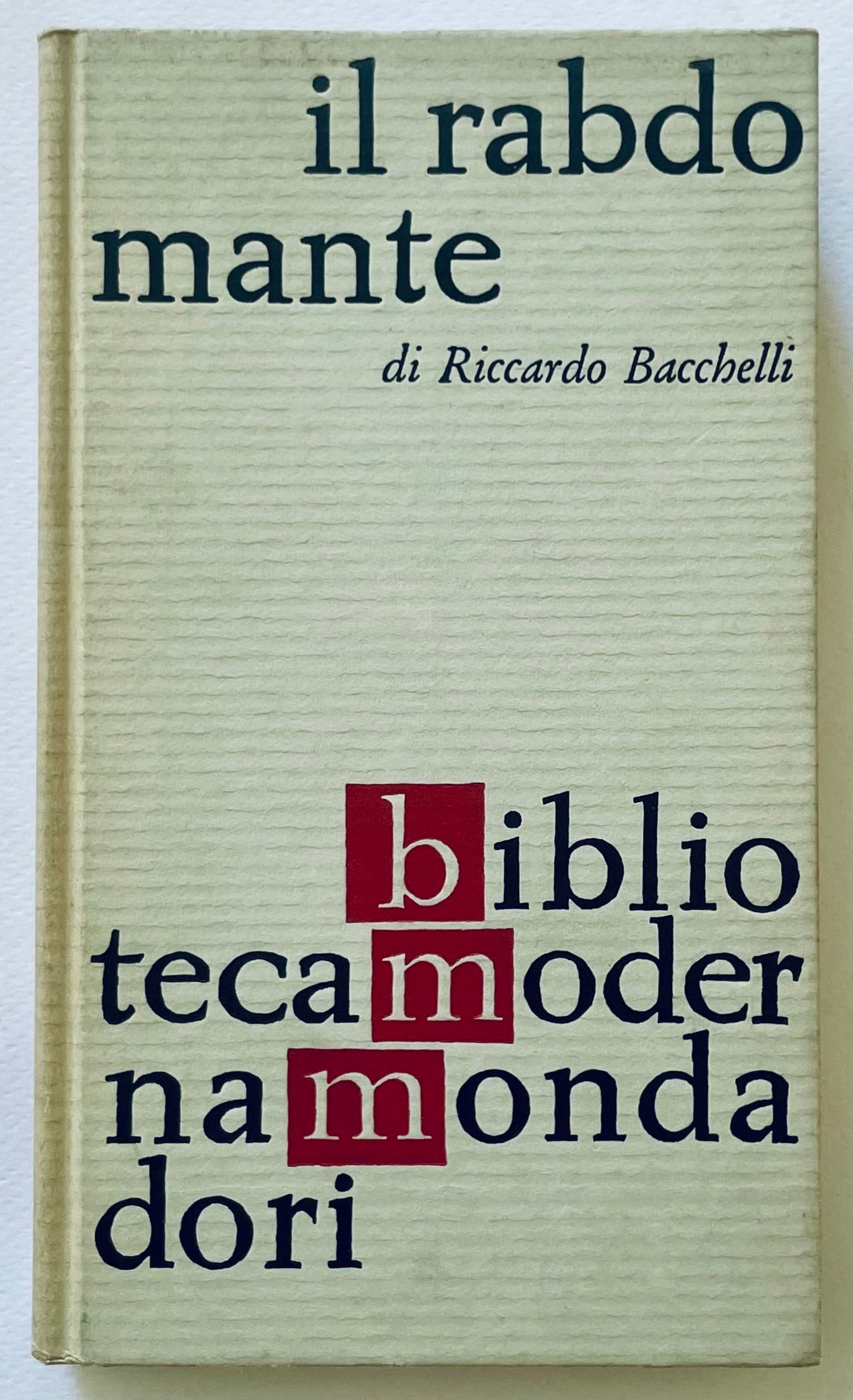 IL RABDOMANTE | I EDIZ. 1961 | RICCARDO BACCHELLI