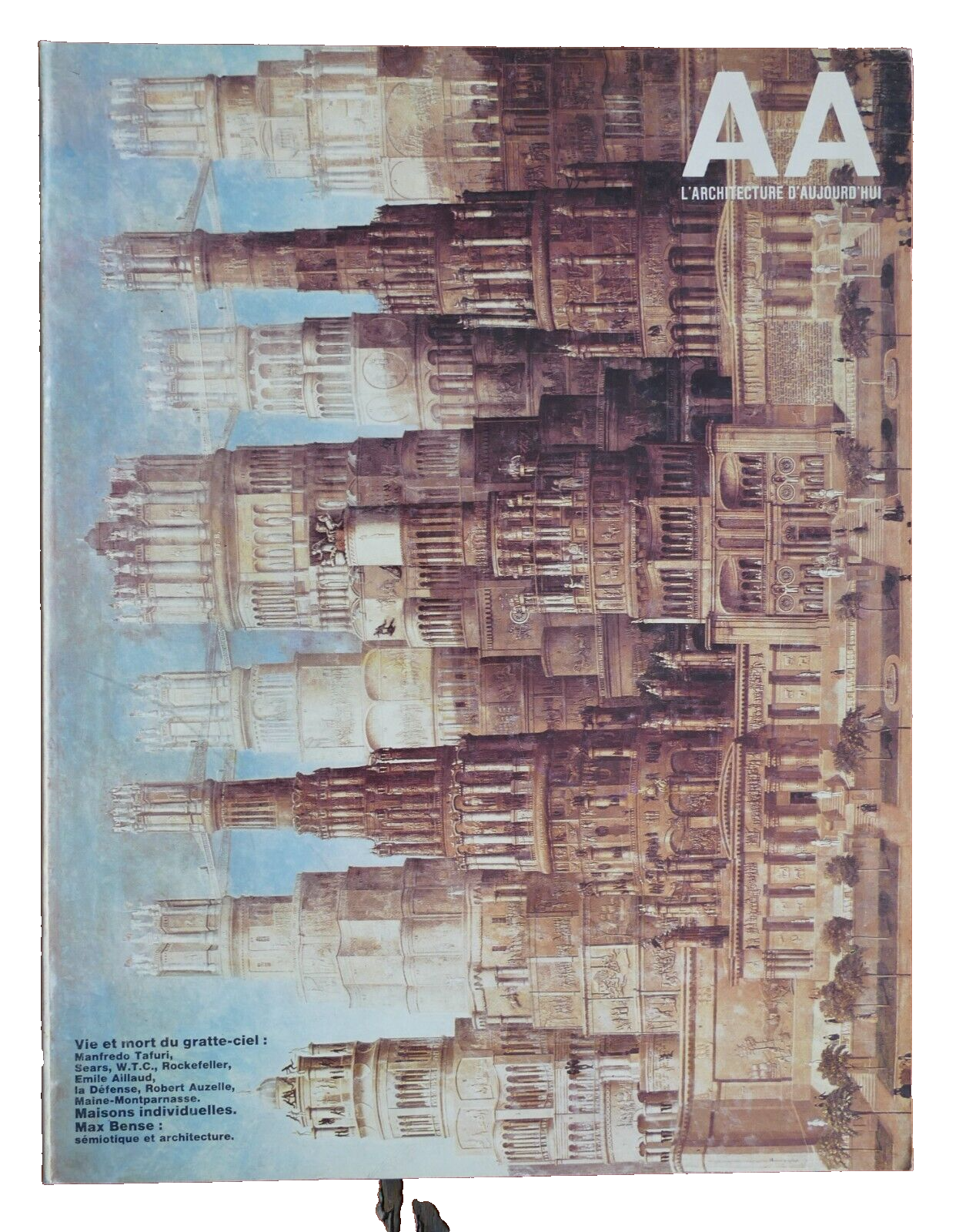 L'architecture d'aujourd'hui rivista di architettura vintage numero 178 del 1975 con illustrazioni di edifici classici