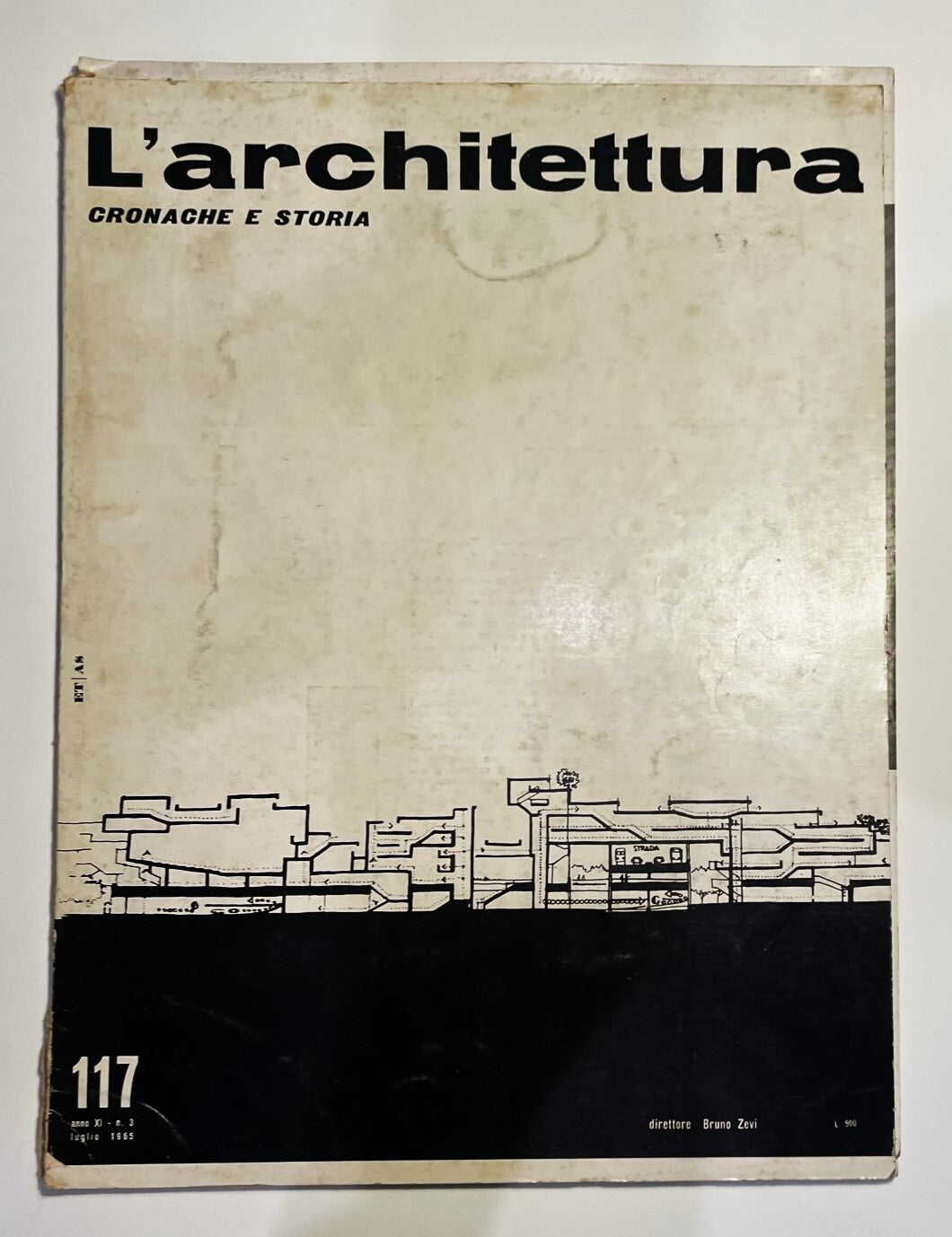L'Architettura no 117 vintage 1965 Italian architecture magazine directed by Bruno Zevi