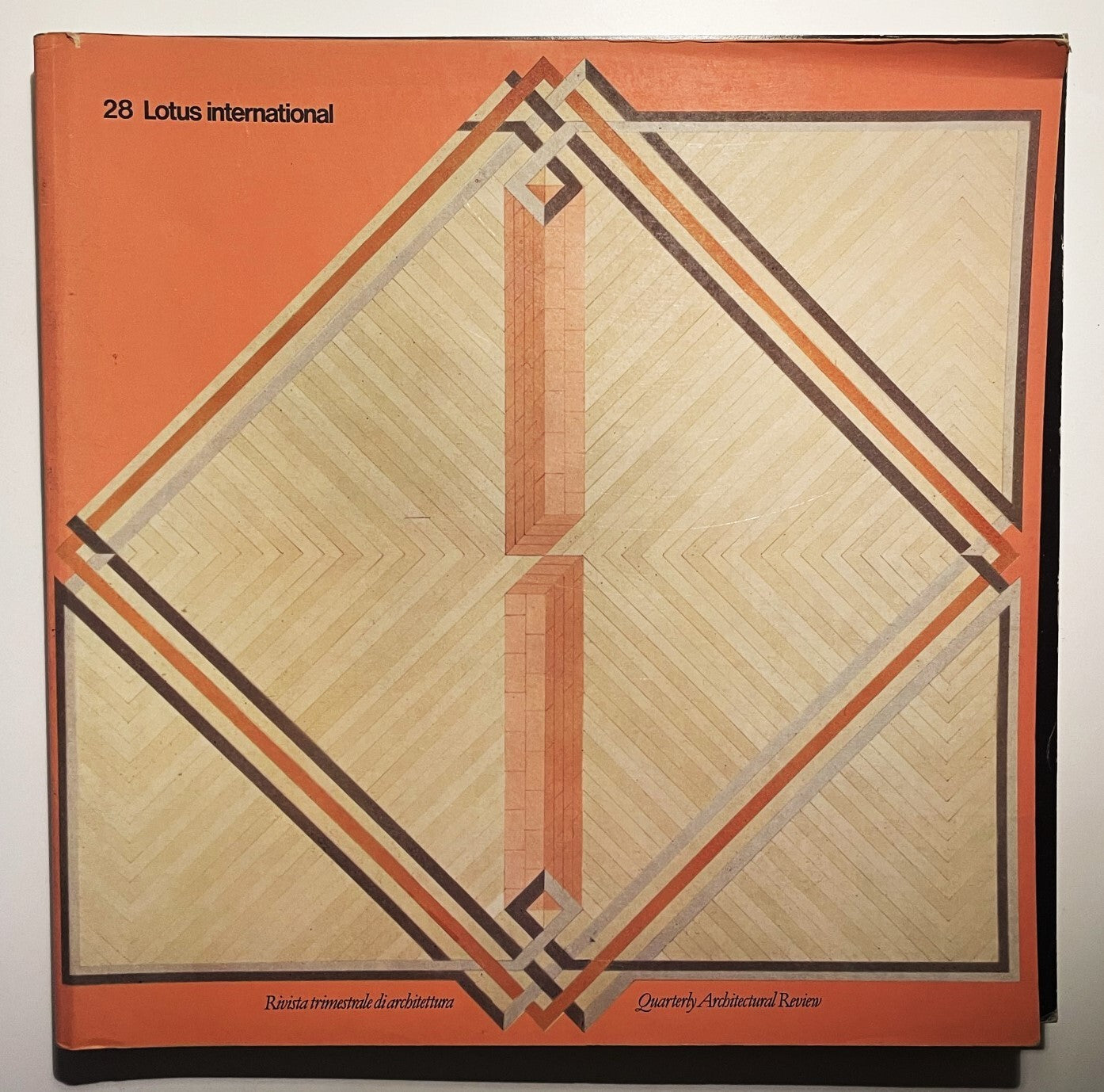 Lotus International no 28 vintage 1980 Italian architecture magazine quarterly review