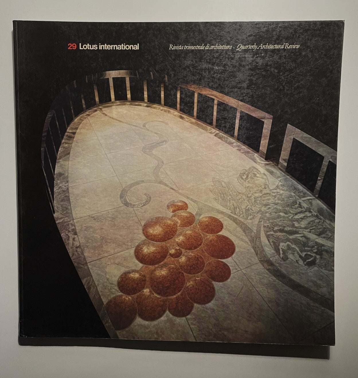 Copertina di Vintage Lotus International n. 29 1980, rivista trimestrale italiana di architettura