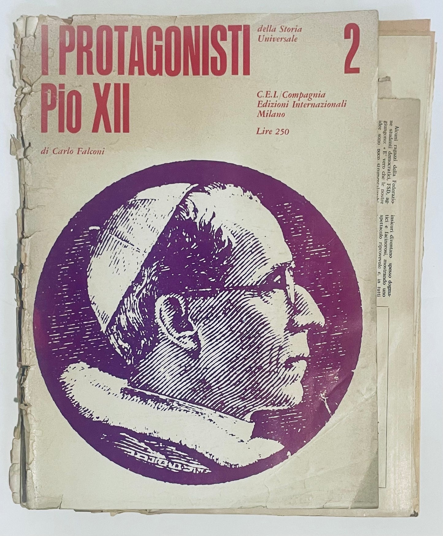 PIO XII | 1965 | I PROTAGONISTI DELLA STORIA UNIVERSALE | CARLO FALCONI