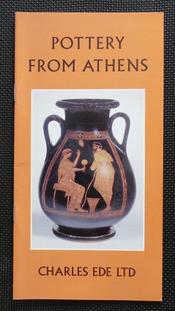 Pottery from Athens catalog by Charles Ede Ltd featuring ancient Greek ceramic art