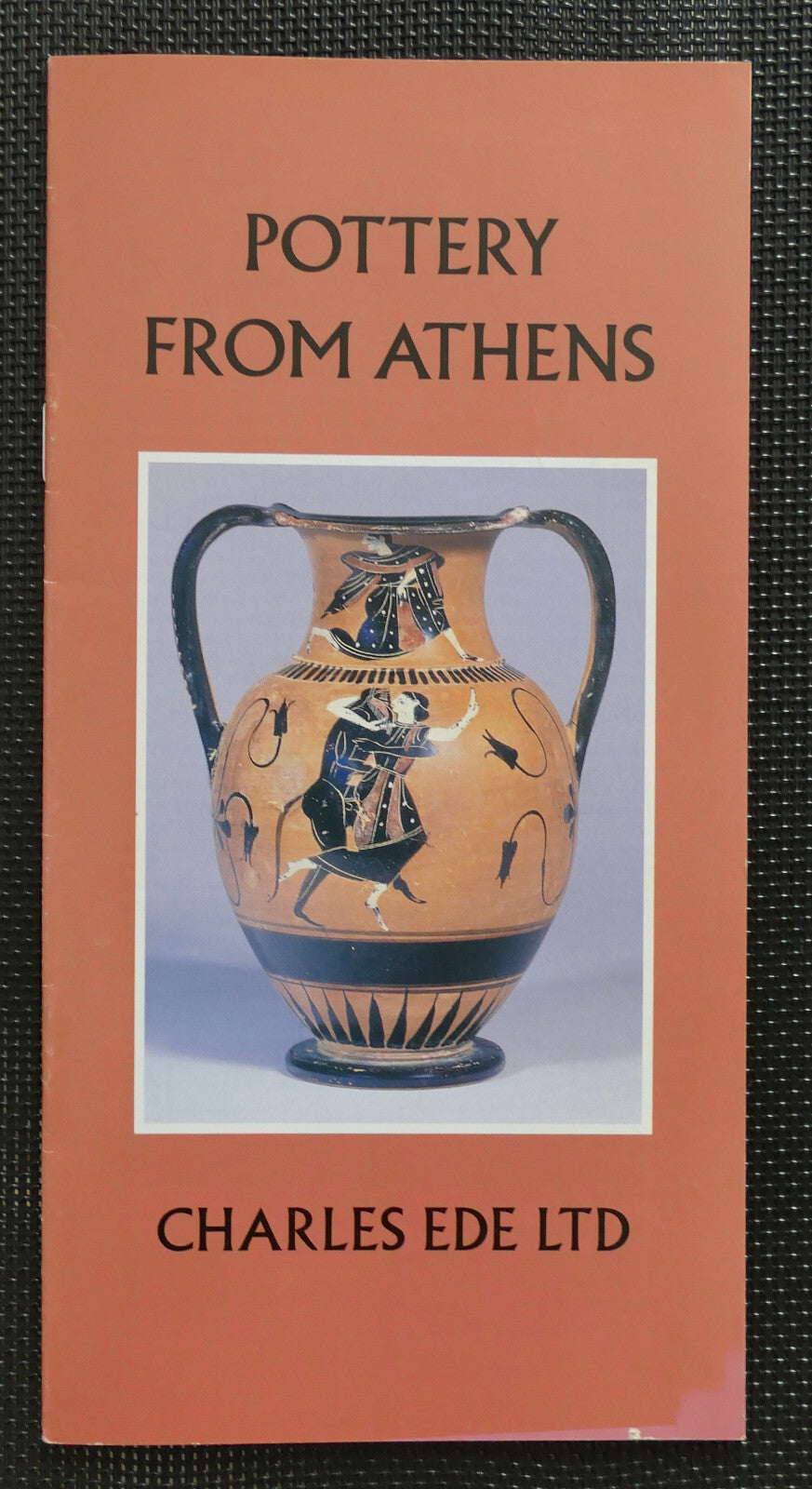 Pottery from Athens catalog by Charles Ede Ltd featuring ancient Greek ceramic art