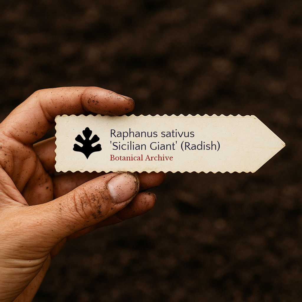 Raphanus sativus 'Sicilian Giant' | Radish | 15000 SEEDS