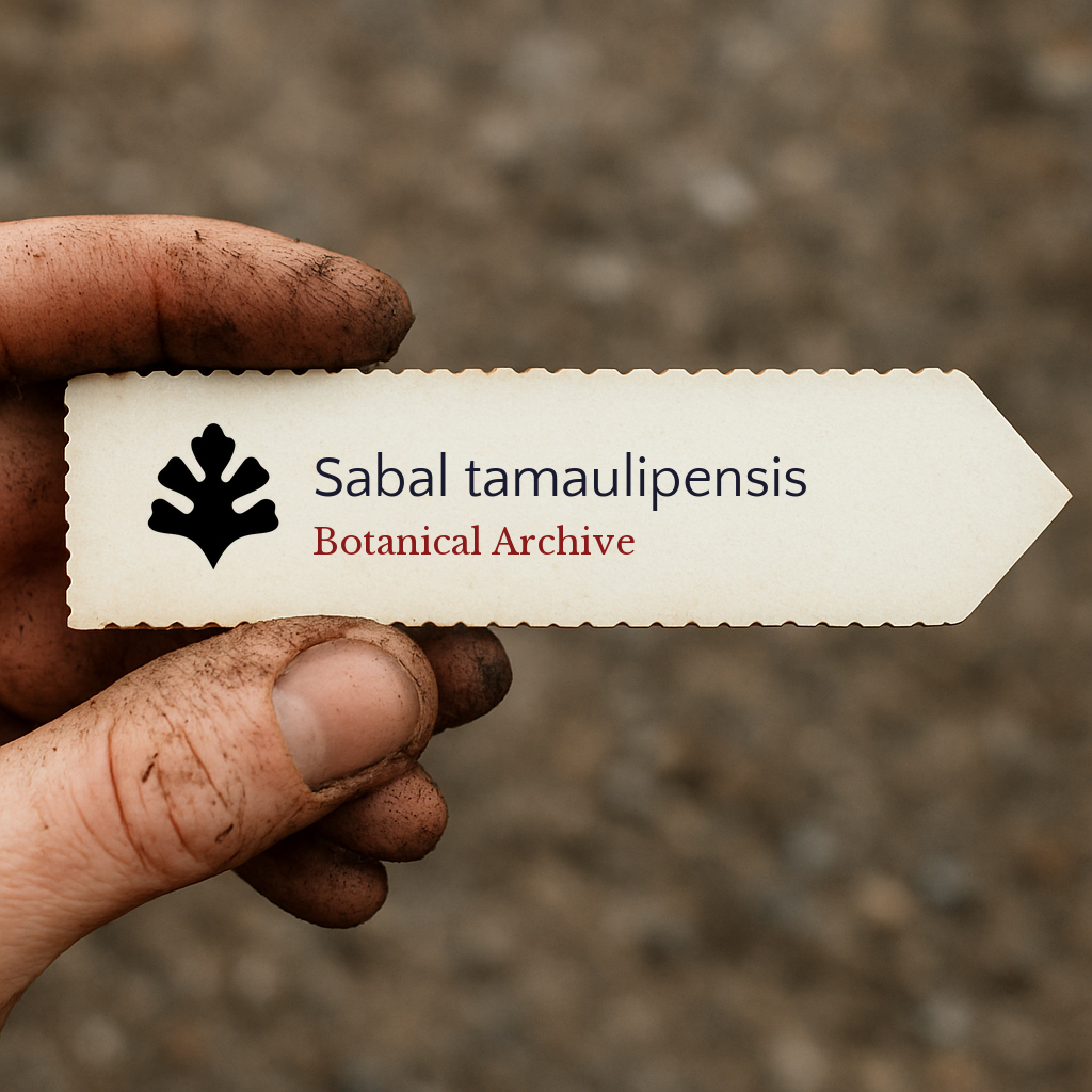 Sabal tamaulipensis | Tamaulipas Palmetto | 100 SEMI