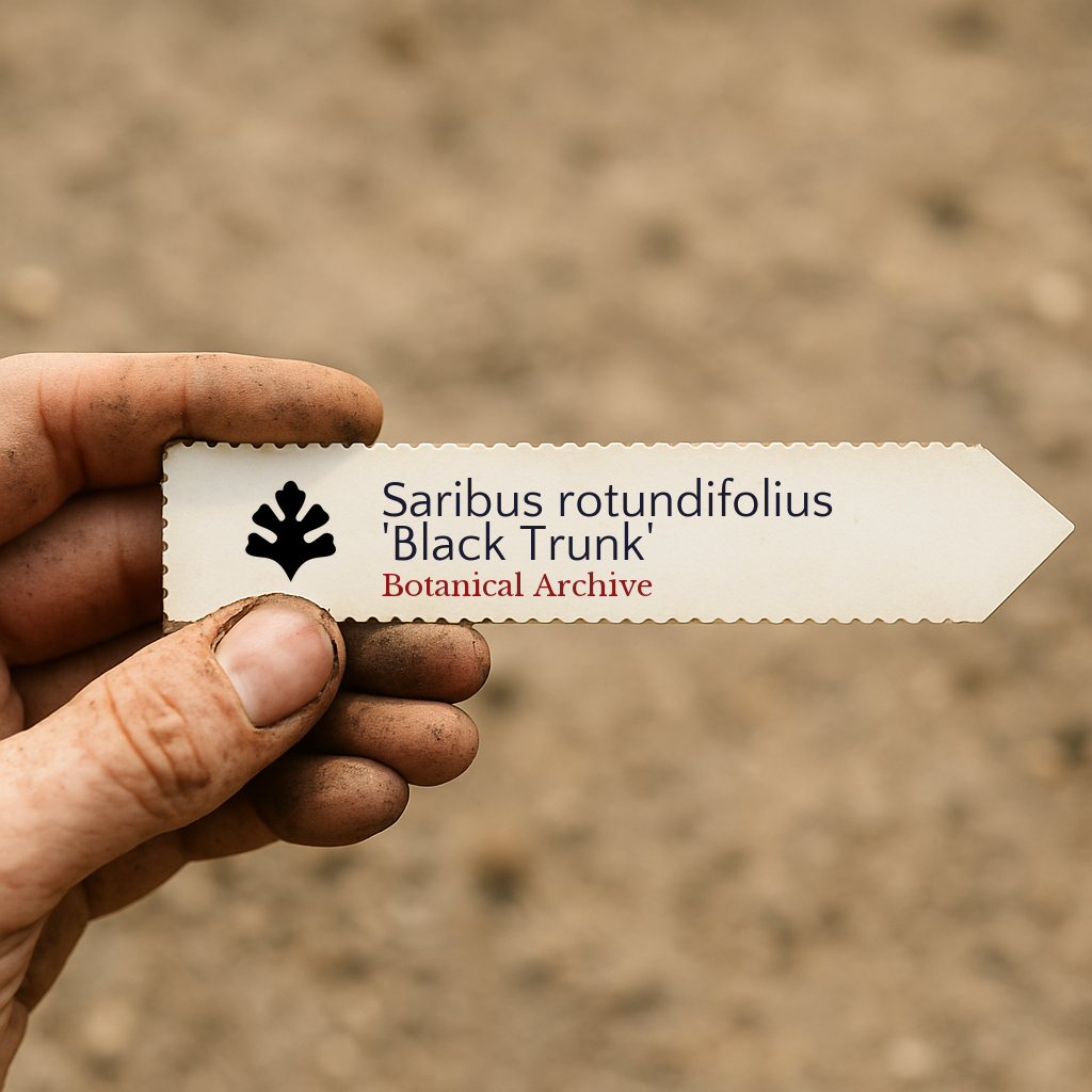 Saribus rotundifolius 'Black Trunk' | Black Footstool Palm | 1000 SEMI