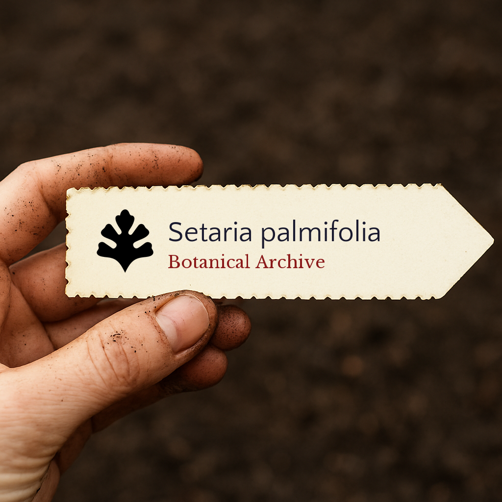 Setaria palmifolia | Palm Grass | 10 SEMI