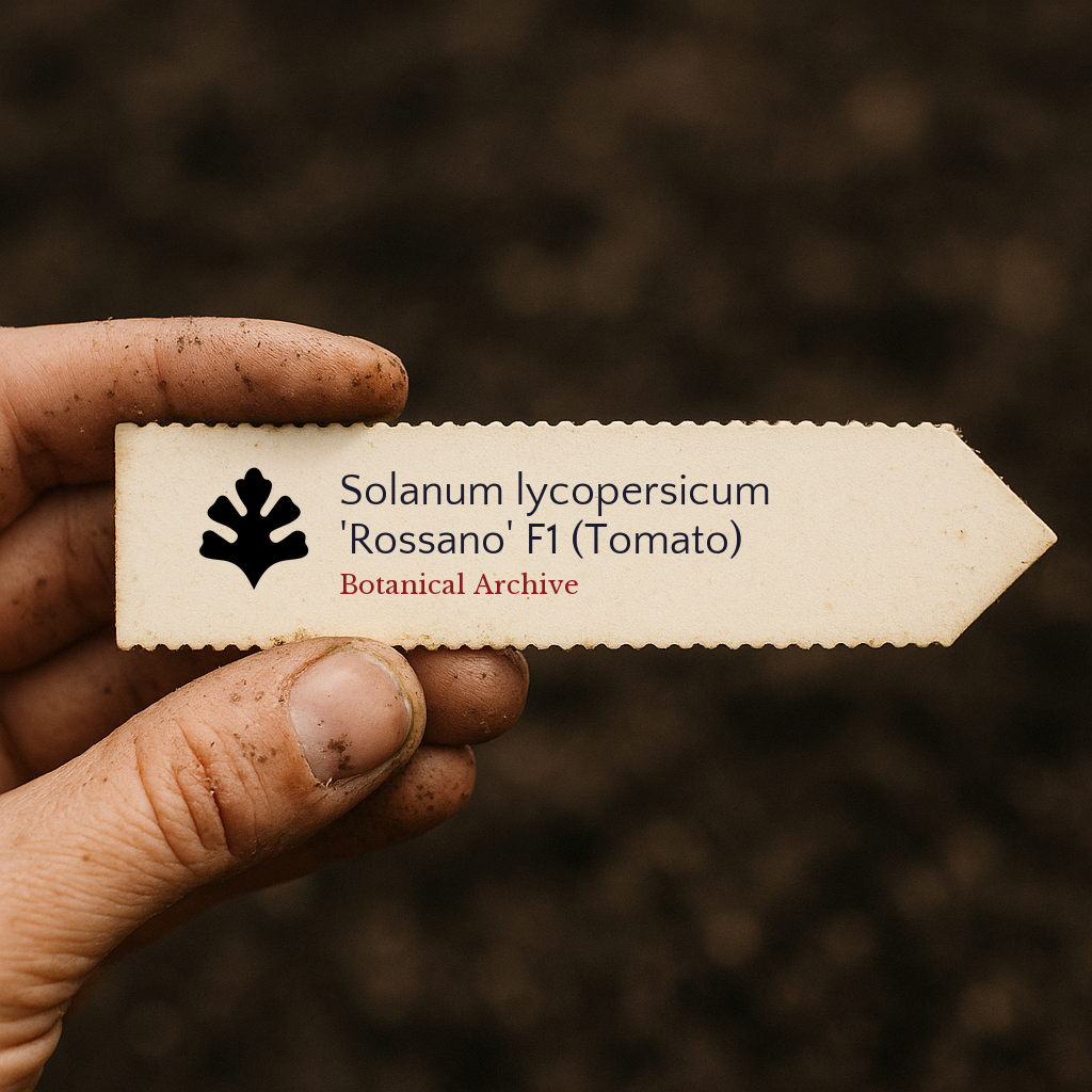 Solanum lycopersicum 'Rossano' F1 | Tomato | 30 SEEDS