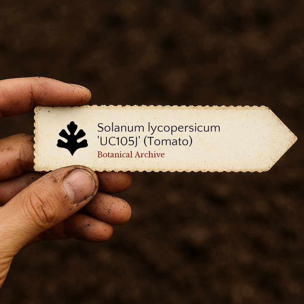 Solanum lycopersicum 'UC105J' | Tomato | 10000 SEEDS