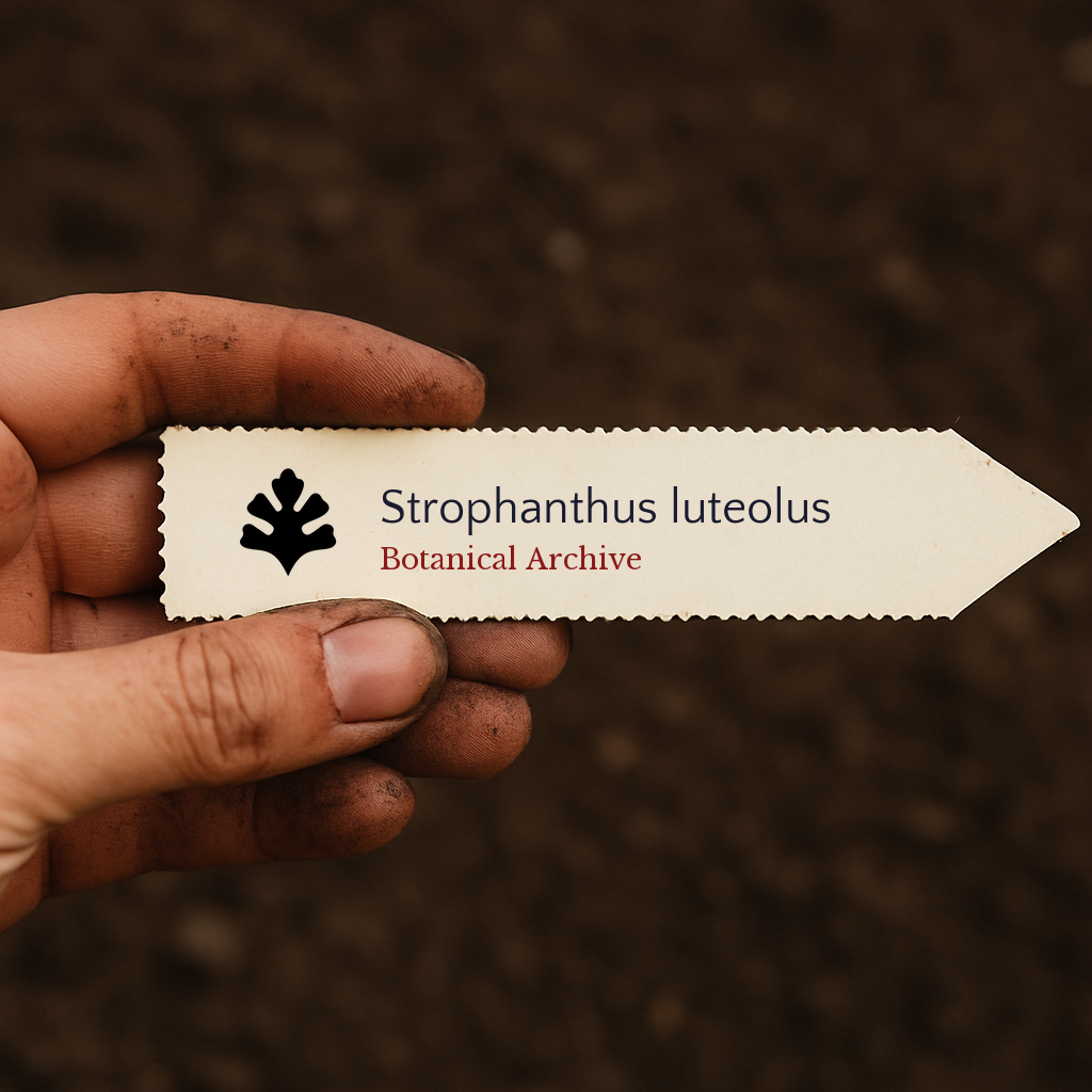 Strophanthus luteolus | Golden Poison Rope | 1000 SEMI