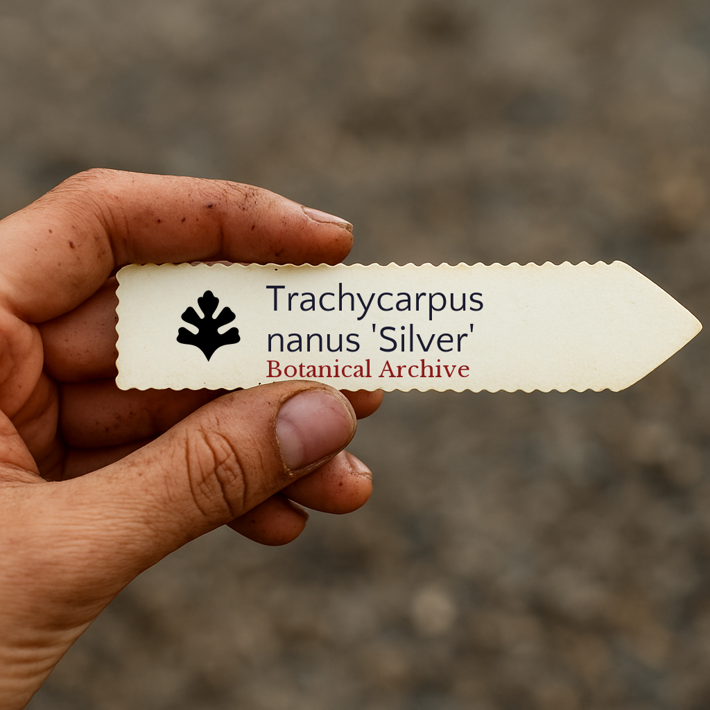 Trachycarpus nanus 'Silver' | 10 SEEDS