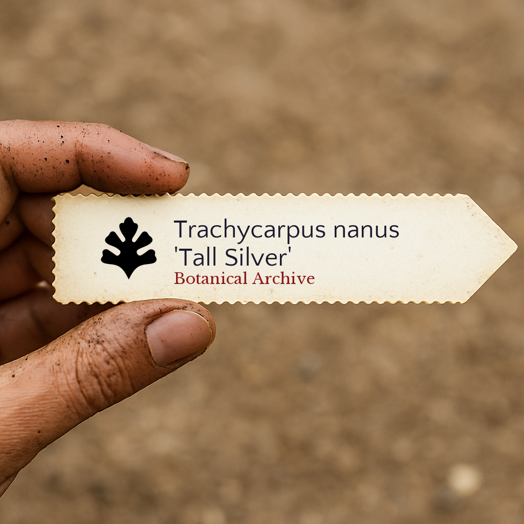 Trachycarpus nanus 'Tall Silver' | 10 SEEDS