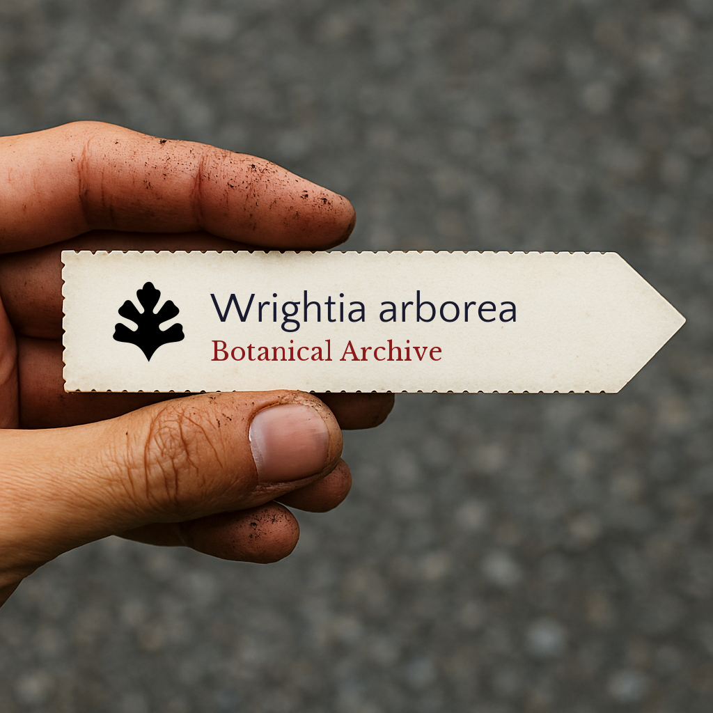Wrightia arborea | Woolly Dyeing Rosebay | 10000 SEEDS
