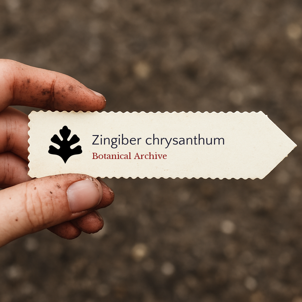 Zingiber chrysanthum | 10 SEEDS