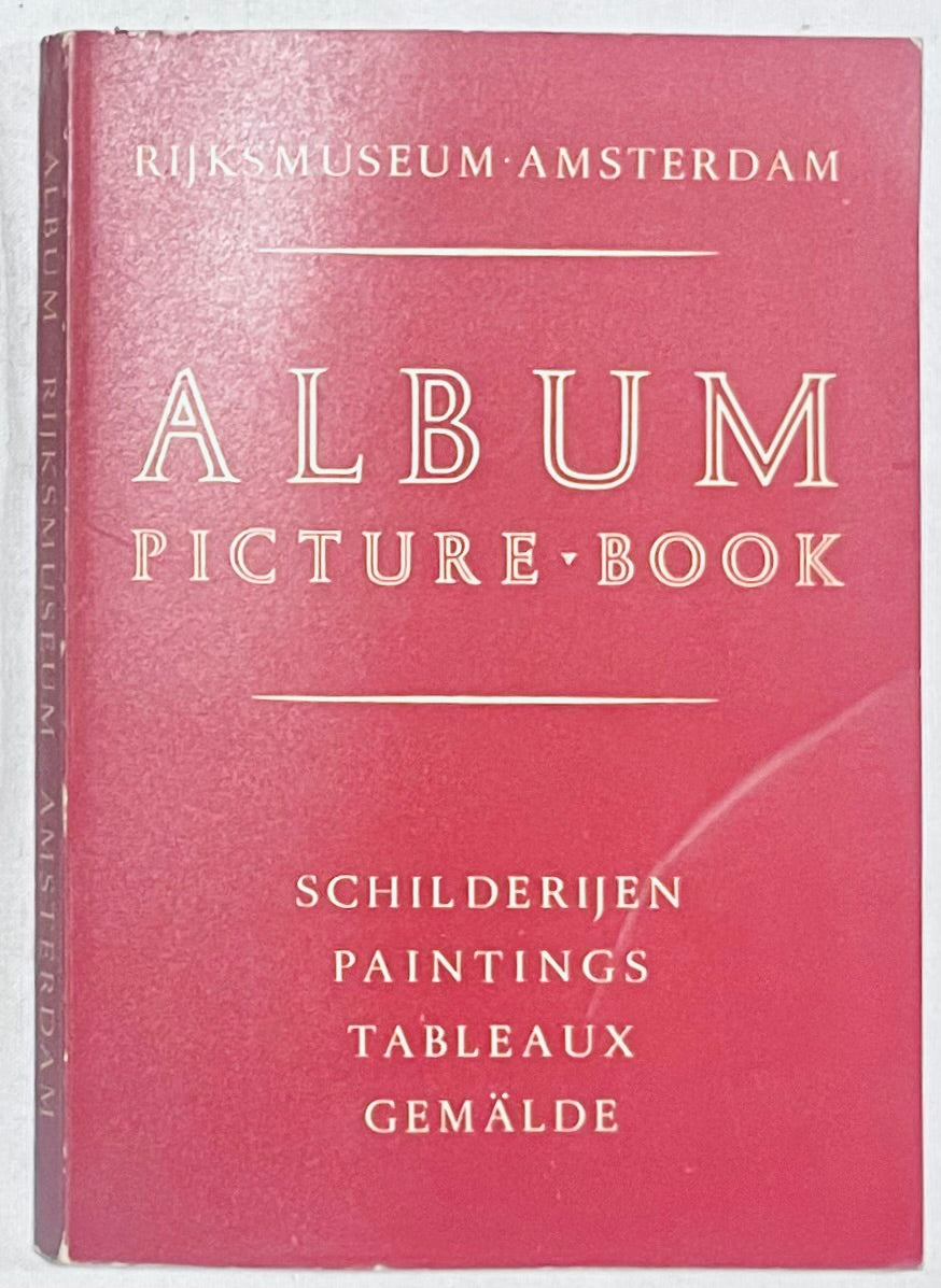 Album Vintage Libro-Illustrato del Rijksmuseum Amsterdam che presenta dipinti e opere d'arte