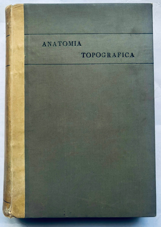 Anatomia Topografica libro di anatomia vintage di Testut e Jacob 1913 edizione illustrata
