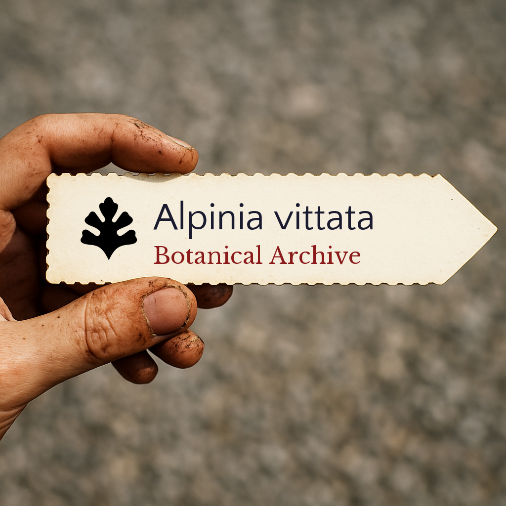Alpinia vittata | 10 SEEDS