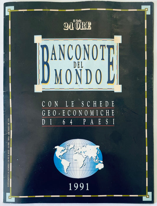 BANCONOTE DAL MONDO | 1991 | IL SOLE 24 ORE | ALBUM COMPLETO