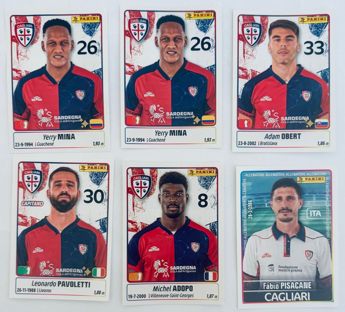 CALCIATORI PANINI 2025-2026 | CAGLIARI | N 6