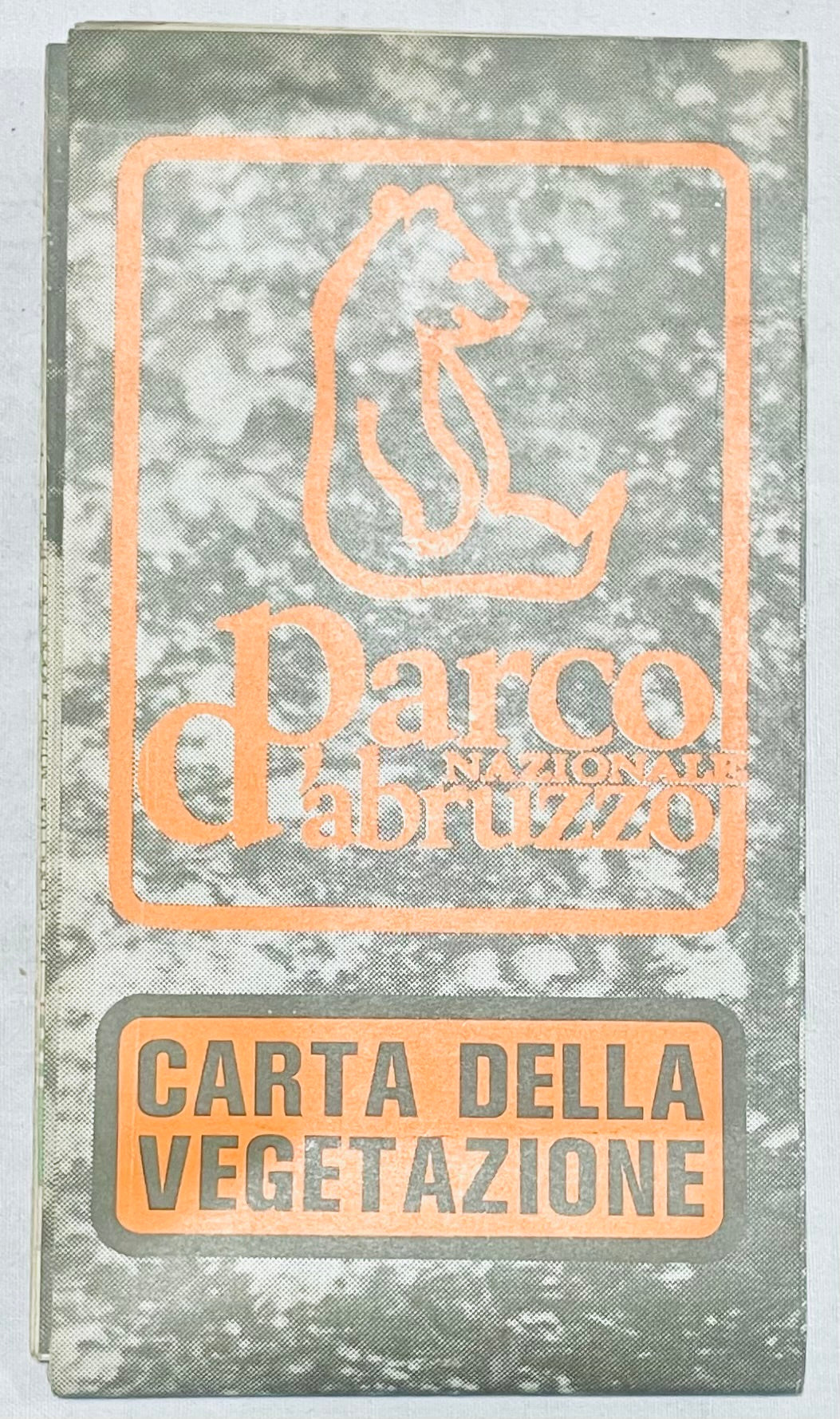 Guida Vintage Carta della Vegetazione per il Parco Nazionale Abruzzo di V. Giacomini