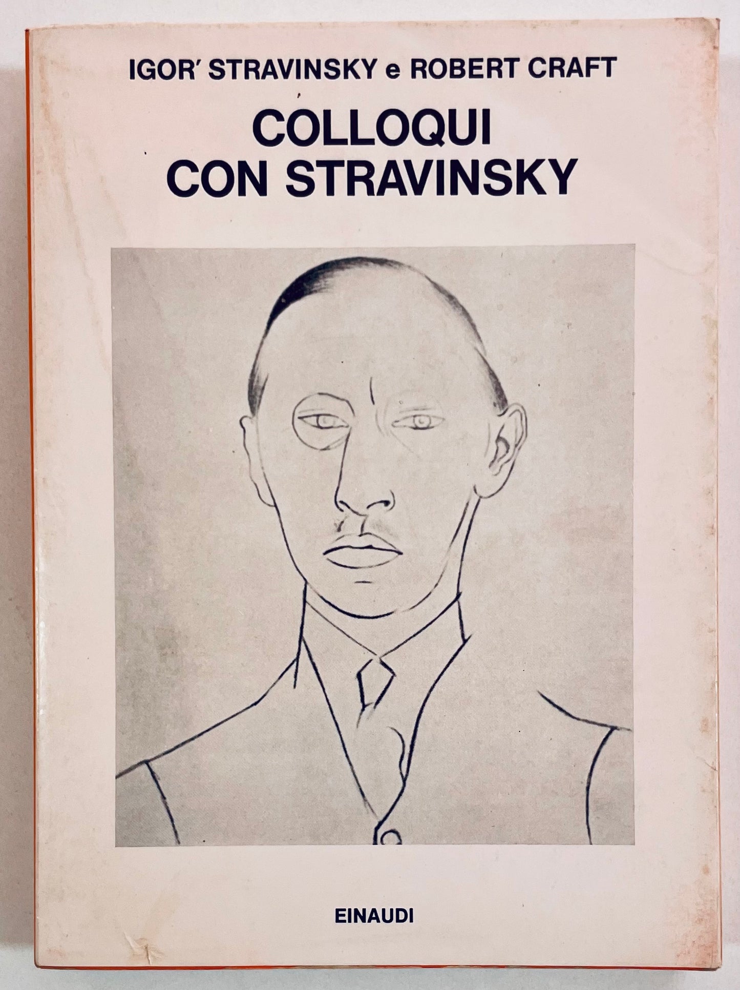 Colloqui con Stravinsky libro vintage di Igor Stravinsky e Robert Craft sulla musica e interviste