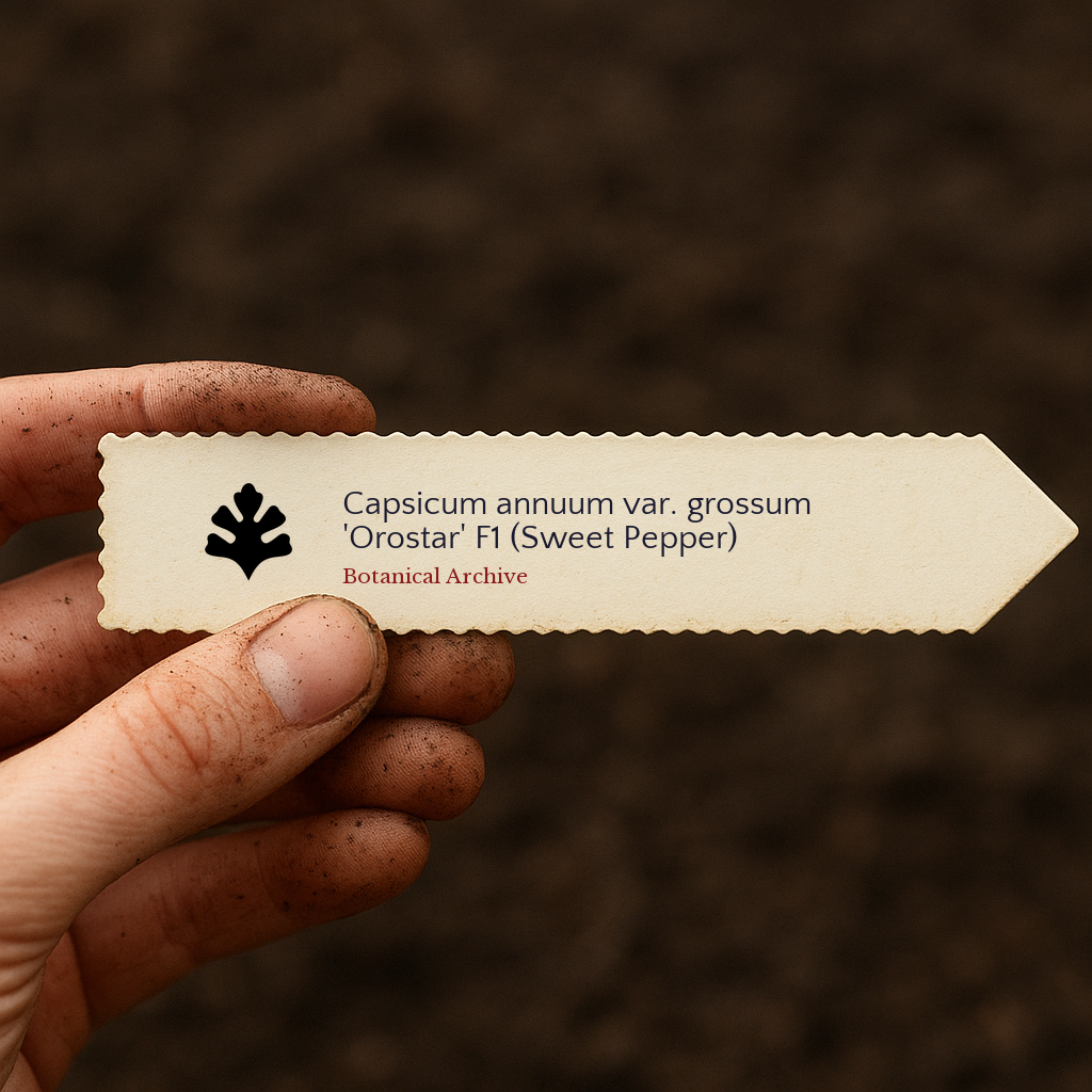 Capsicum annuum var. grossum 'Orostar' F1 | Sweet Pepper | 500 SEEDS