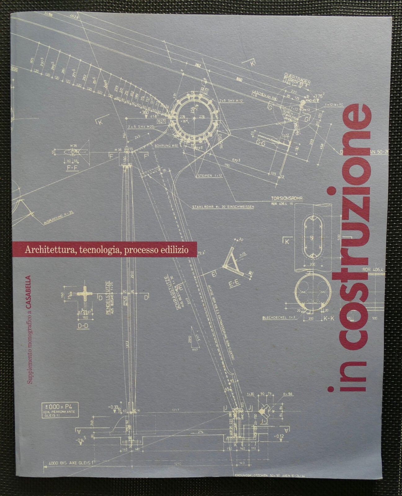 Casabella Supplemento monografico 1994 rivista italiana di architettura sulla tecnologia delle costruzioni e sul processo edilizio