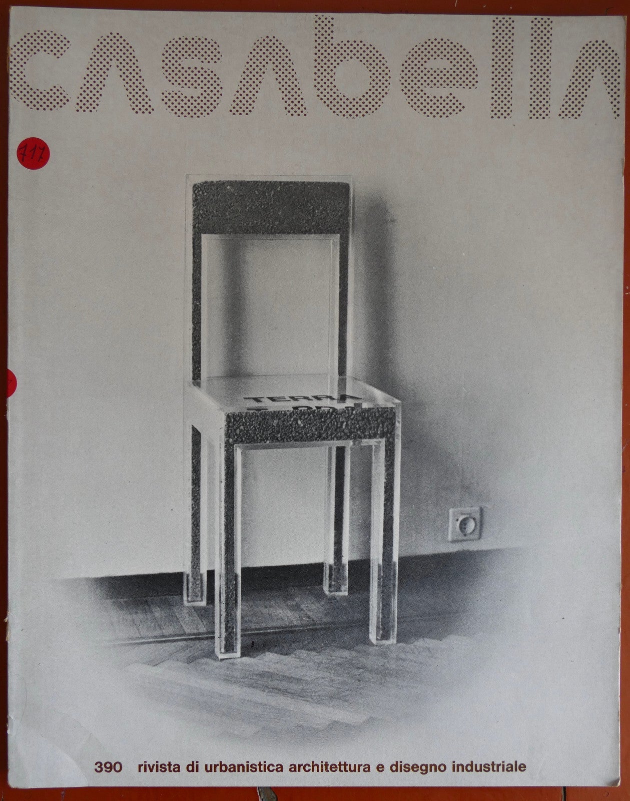 Casabella vintage rivista italiana di architettura 1974 numero su urbanistica e design industriale