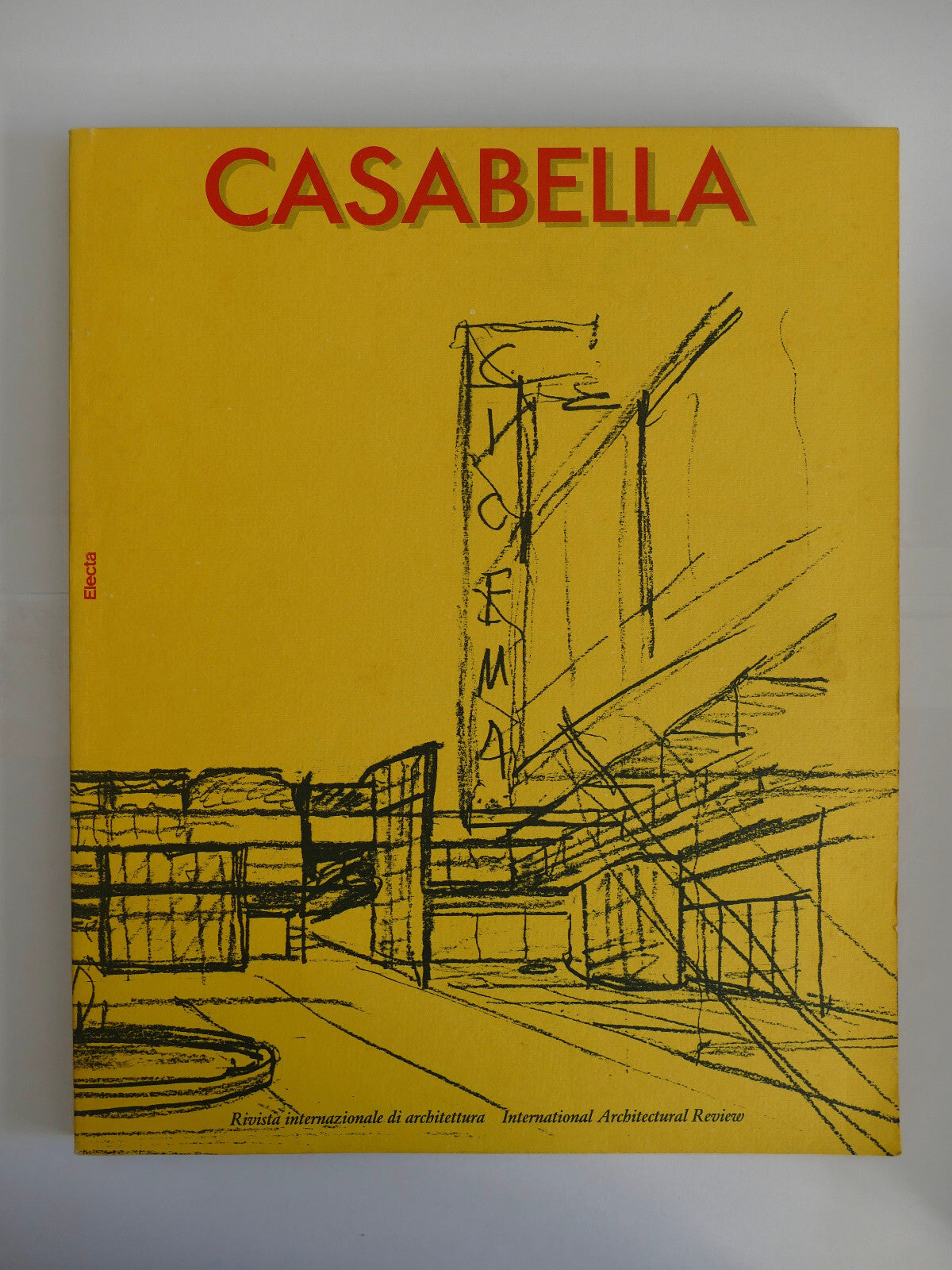 Casabella n. 540 1987 rivista italiana di architettura vintage con schizzi di edifici modernisti