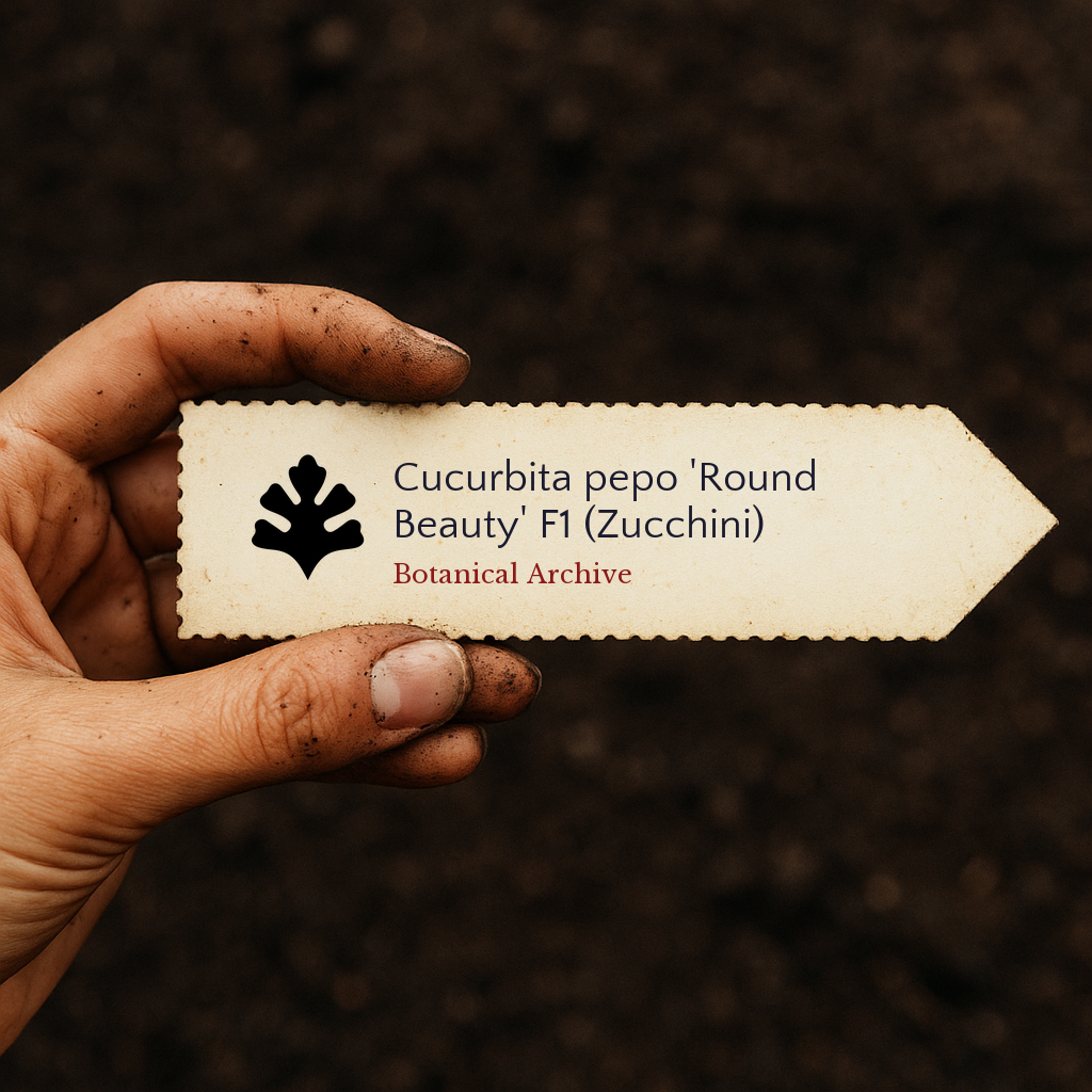 Cucurbita pepo 'Round Beauty' F1 | Zucchini | 20 SEEDS