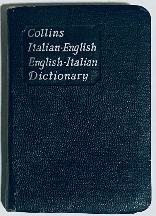 DICTIONARY ITALIAN-ENGLISH ENGLISH-ITALIAN | 1959 | COLLINS