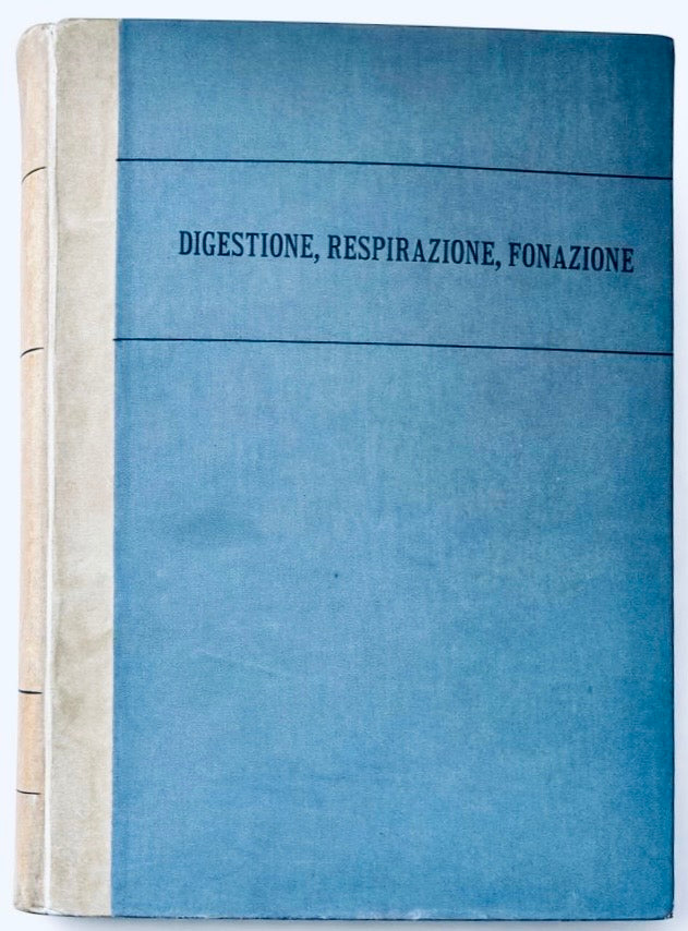 Digestione, Respirazione, Fonazione book by L. Testut and G. Sperino on physiology topics