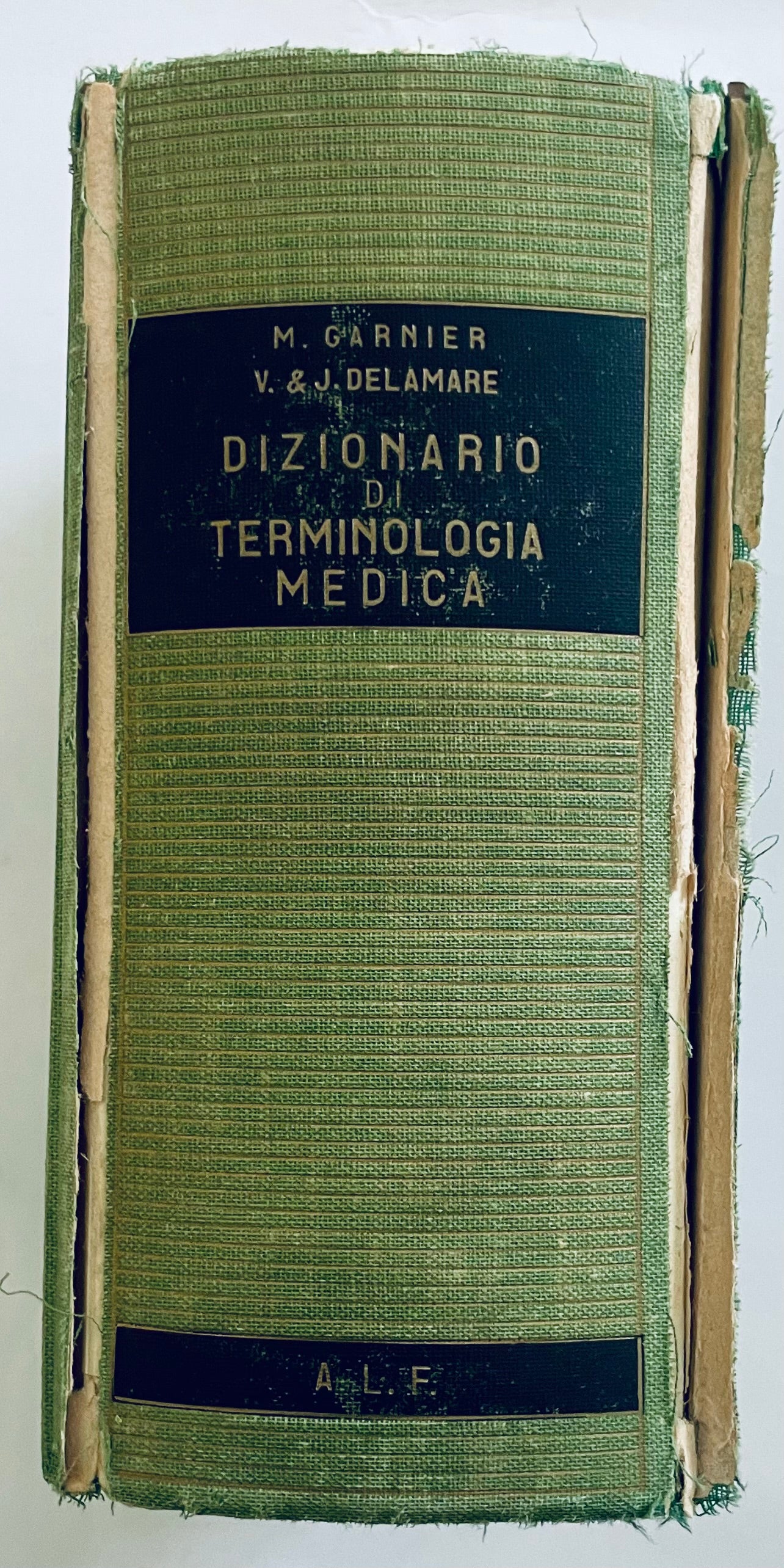 Dizionario di terminologia medica vintage di M. Garnier e V. & J. Delamare, edizione 1959