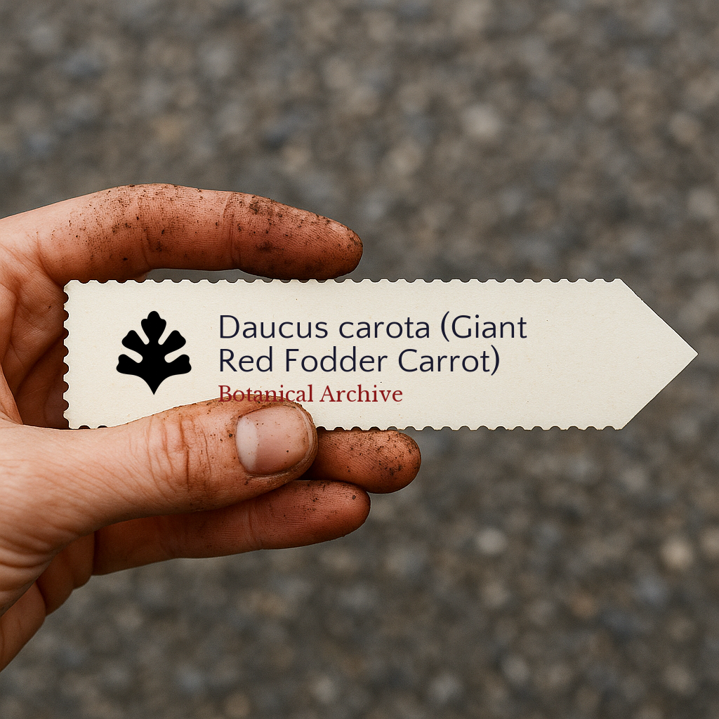 Daucus carota | Giant Red Fodder Carrot | 150000 SEEDS