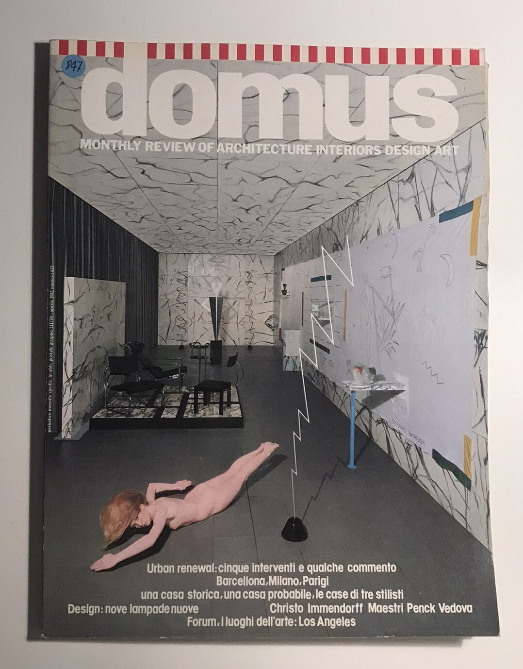 Domus magazine no 627 1982 vintage Italian architecture interiors design art publication