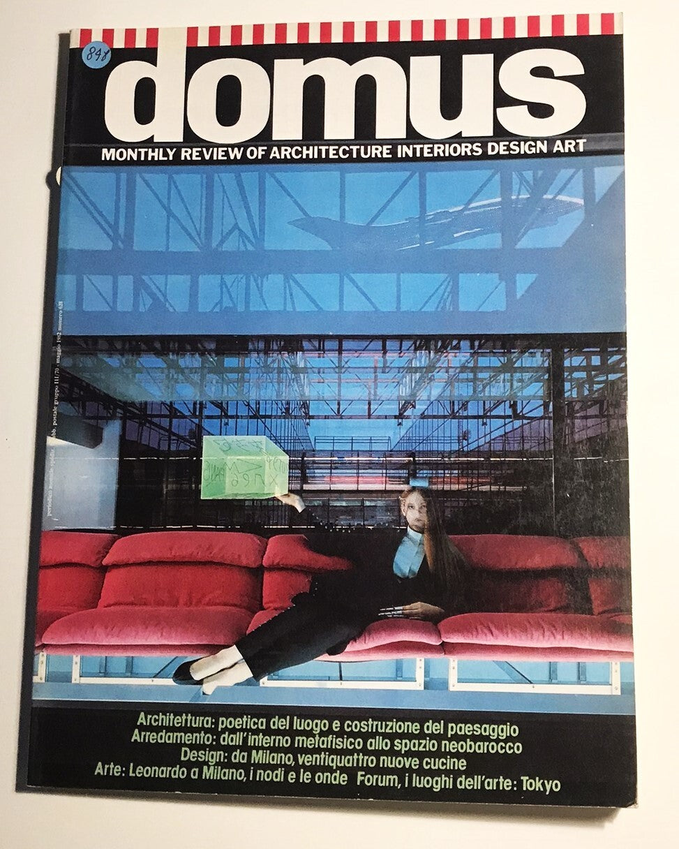 Domus magazine no 628 vintage 1982 Italian architecture interiors design art publication