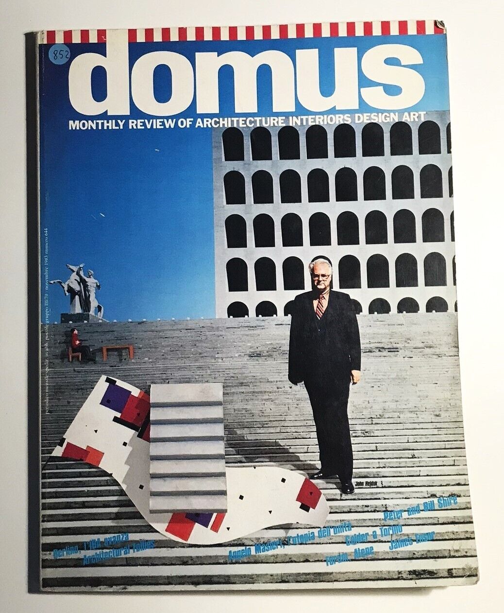 Domus magazine no 739 1992 vintage Italian architecture interiors design art publication