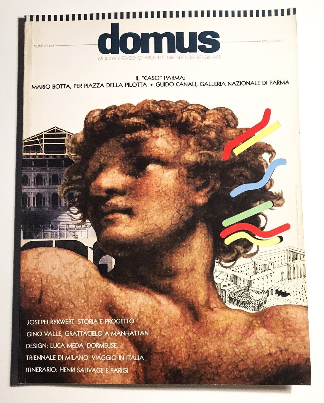 Domus magazine no 683 May 1987 vintage Italian architecture and design publication