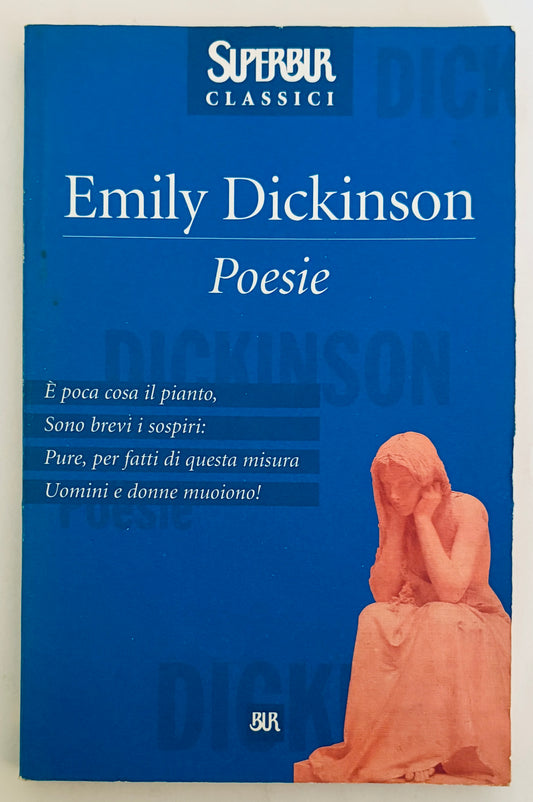Emily Dickinson Poesie poetry book vintage Italian edition classic literature cover